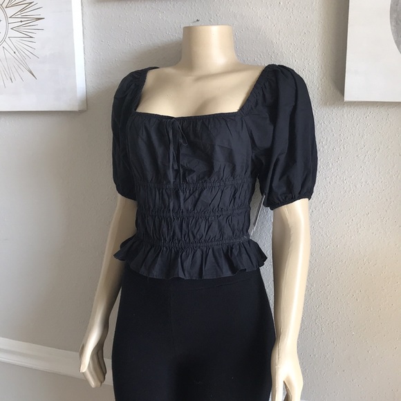 ABOUND Black Crop Top Size S - Picture 4 of 7